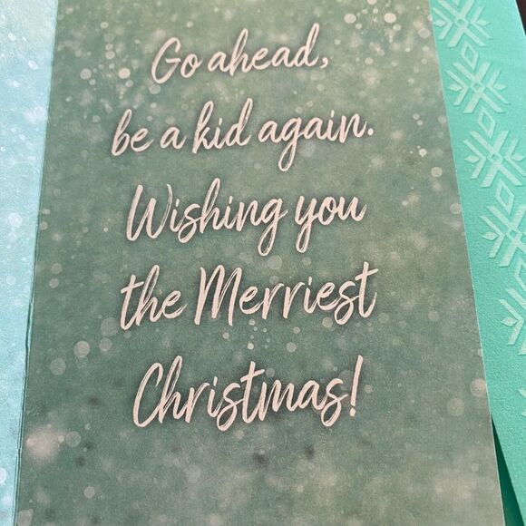 St Labre Indian School Snowman Merry Christmas Quotes Greetings Card w/ Envelope - Picture 7 of 8